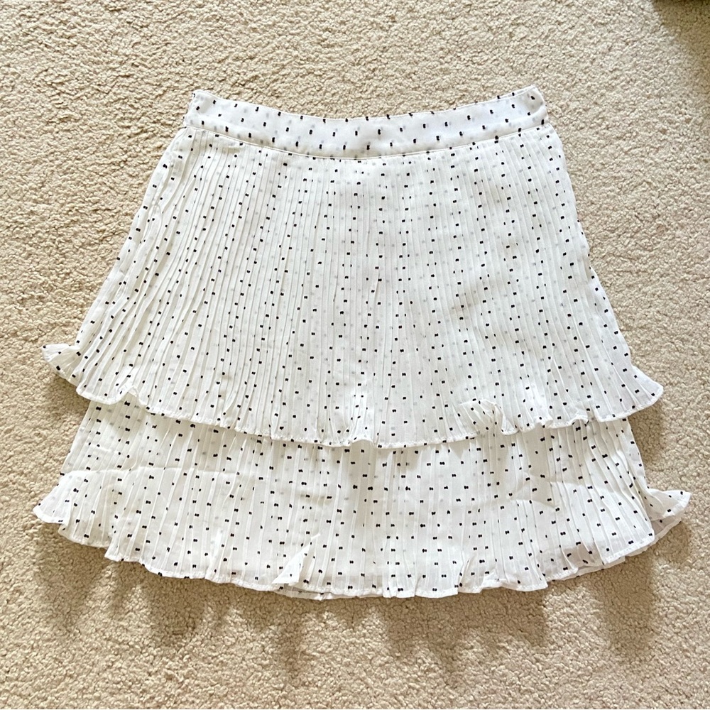 Balletcore tiered polka-dot mini skirt 🩰